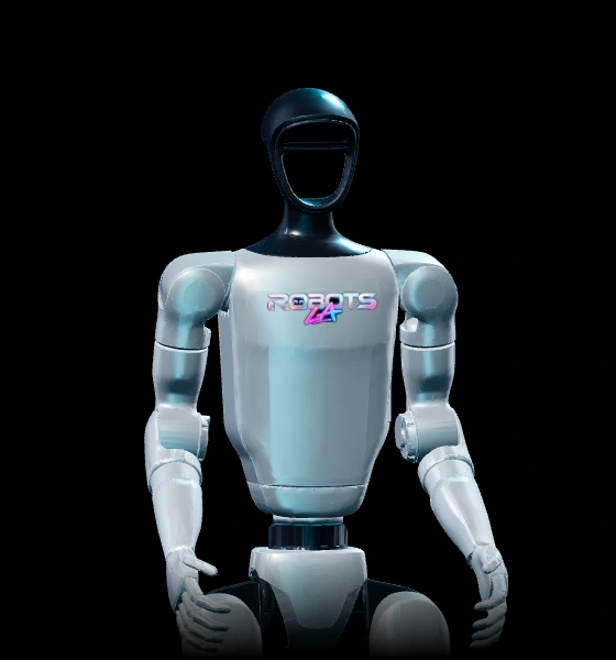 Robots LA branded humanoid robot